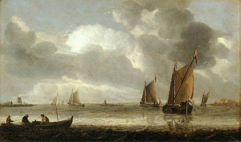 Abraham van Beijeren The Silver Seascape